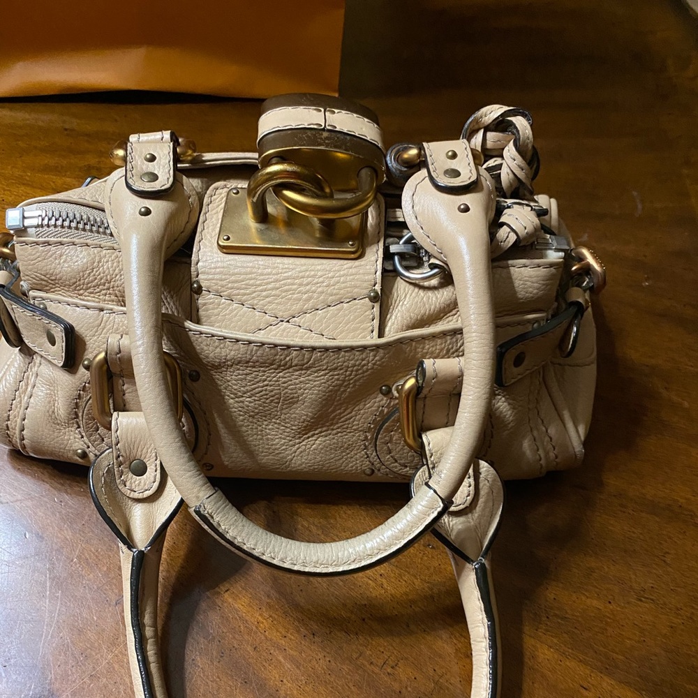 Chloe small bag, cream and cute